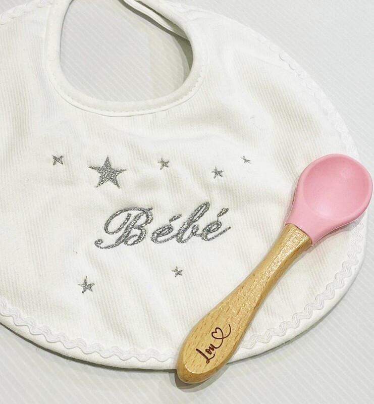 Cuillère rose personnalisée