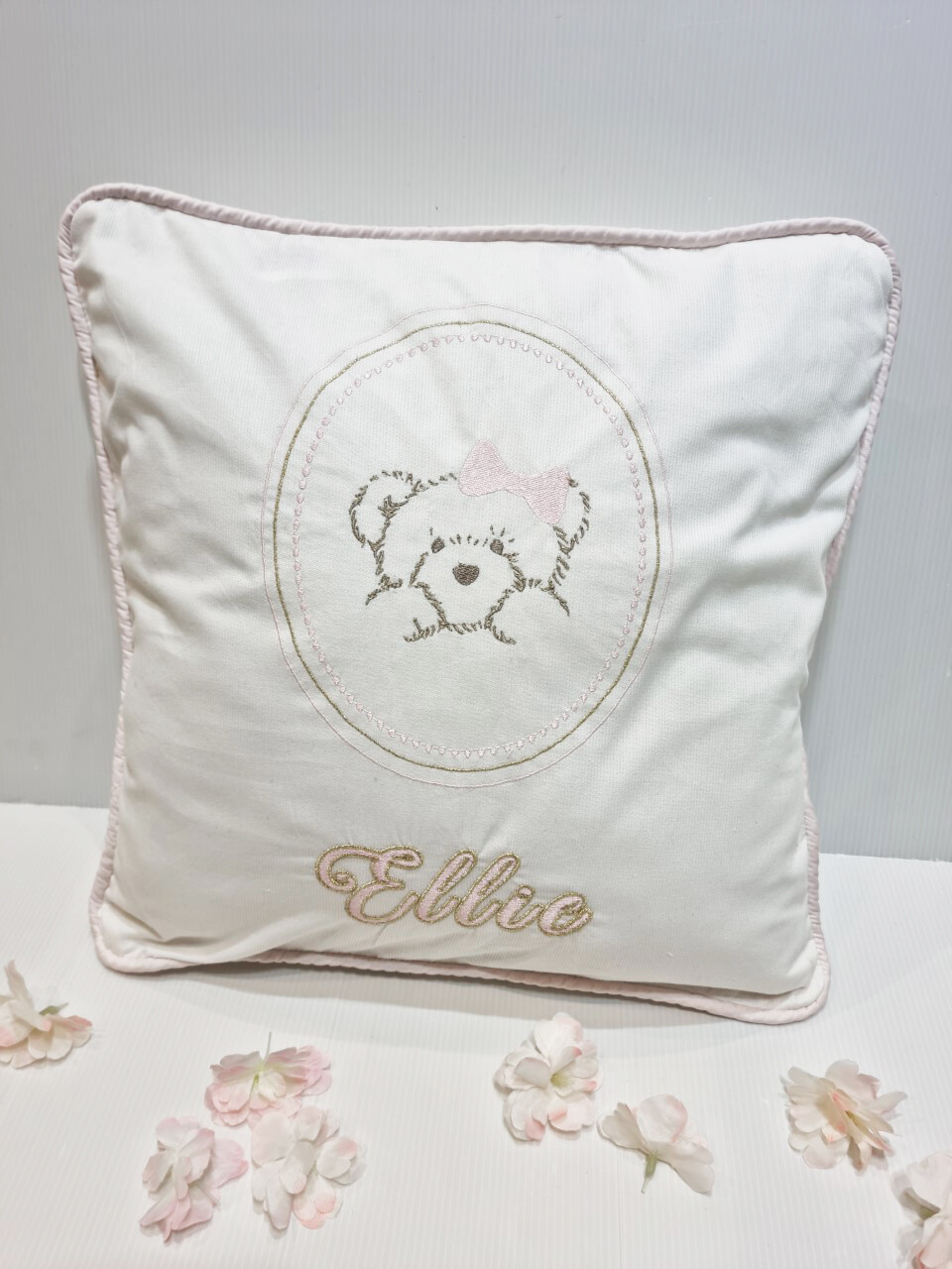 Coussin ourson personnalisé