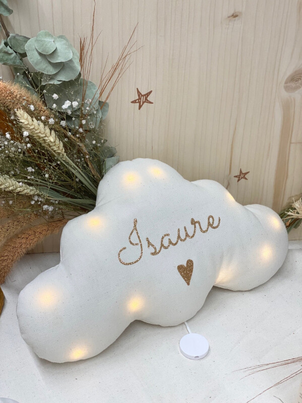 Veilleuse musicale nuage "BEIGE"