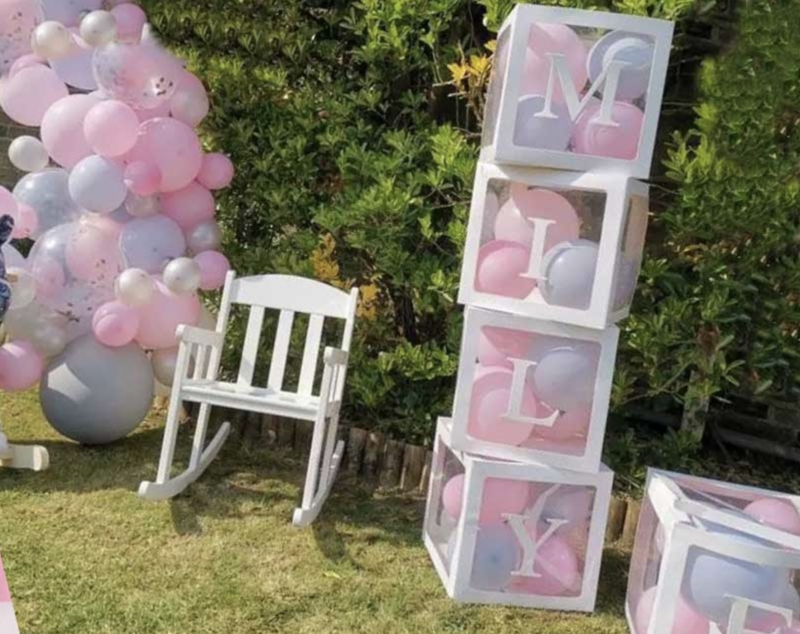 Cube personnalisé pour ballons