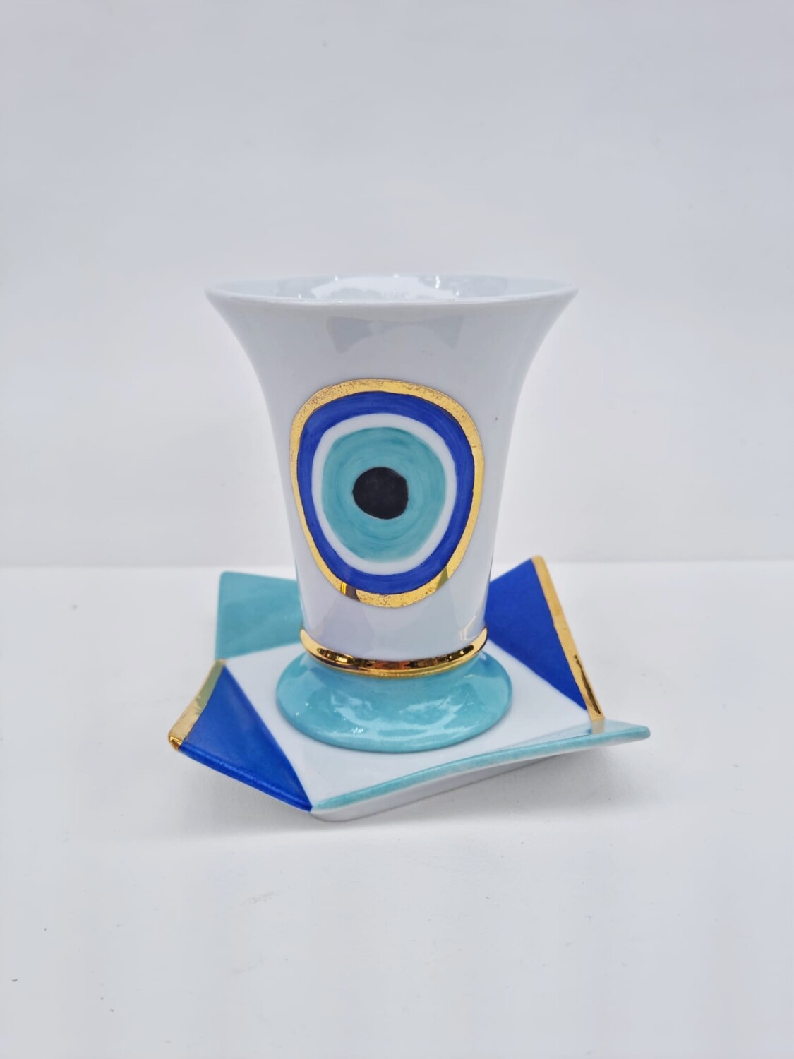 Verre de kiddouch "PORTE BONHEUR"