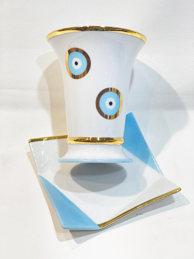 Verre de kiddouch "CHANCE"