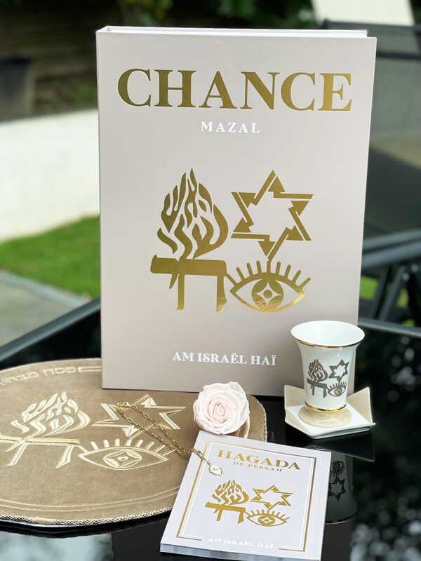 Coffret de Pessah "CHANCE TAUPE"