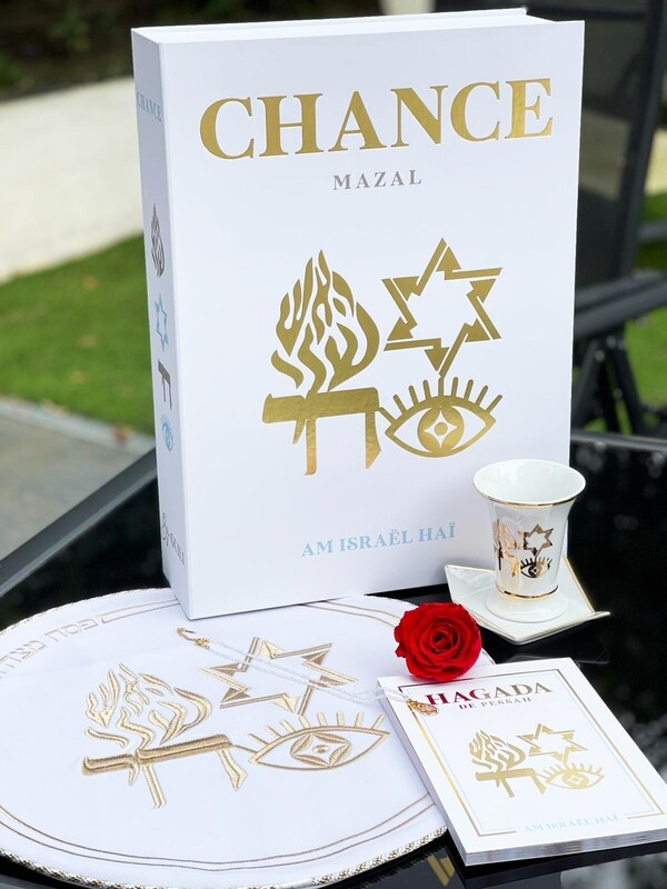 Coffret de Pessah "CHANCE BLANC"