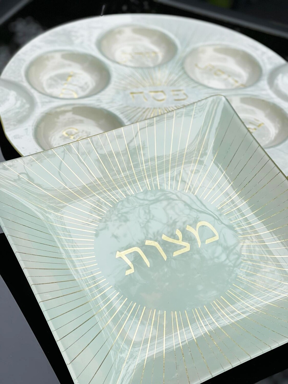Assiette à matza "SOLEIL"