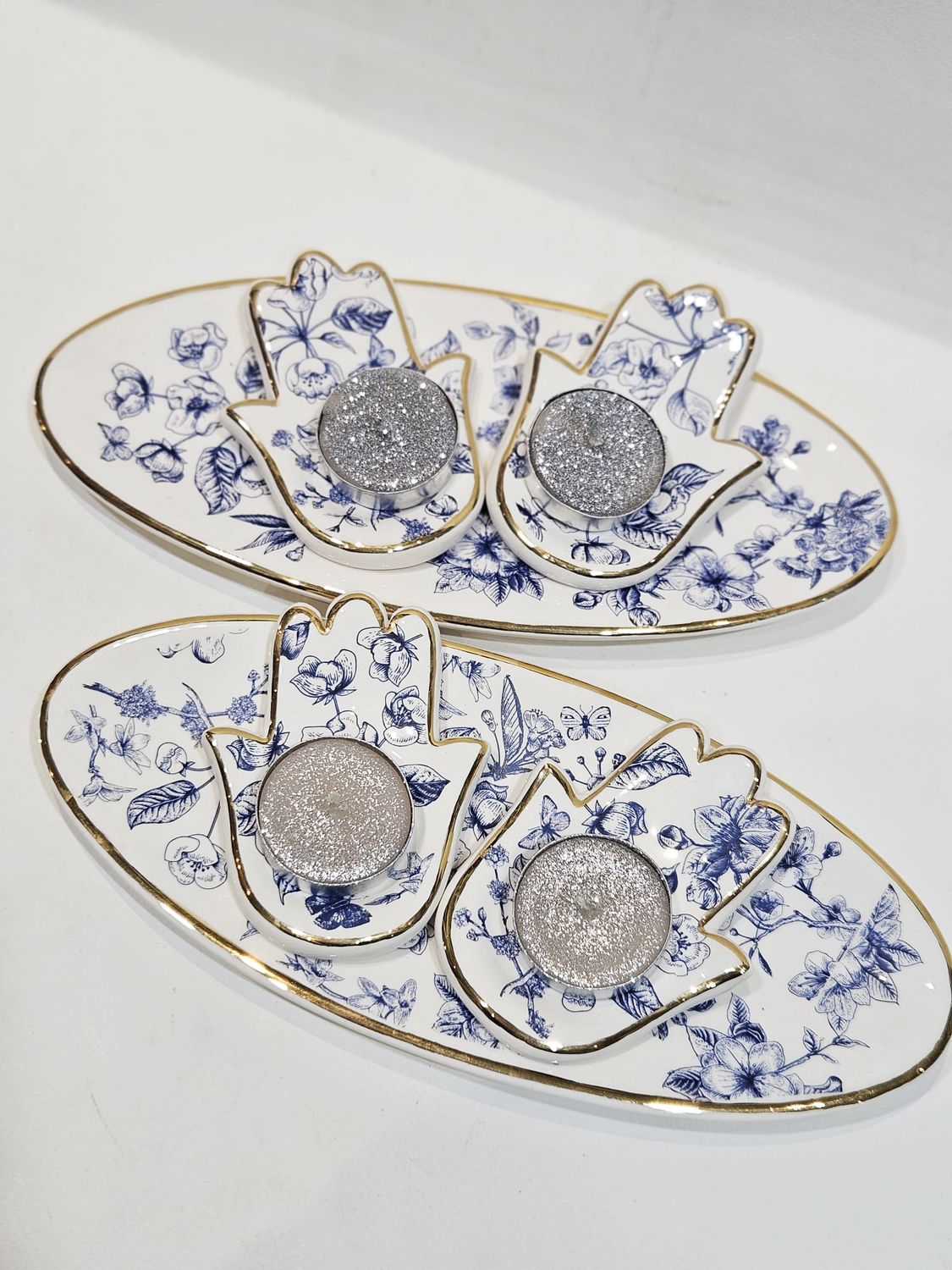 Bougeoirs "TOILE DE JOUY"