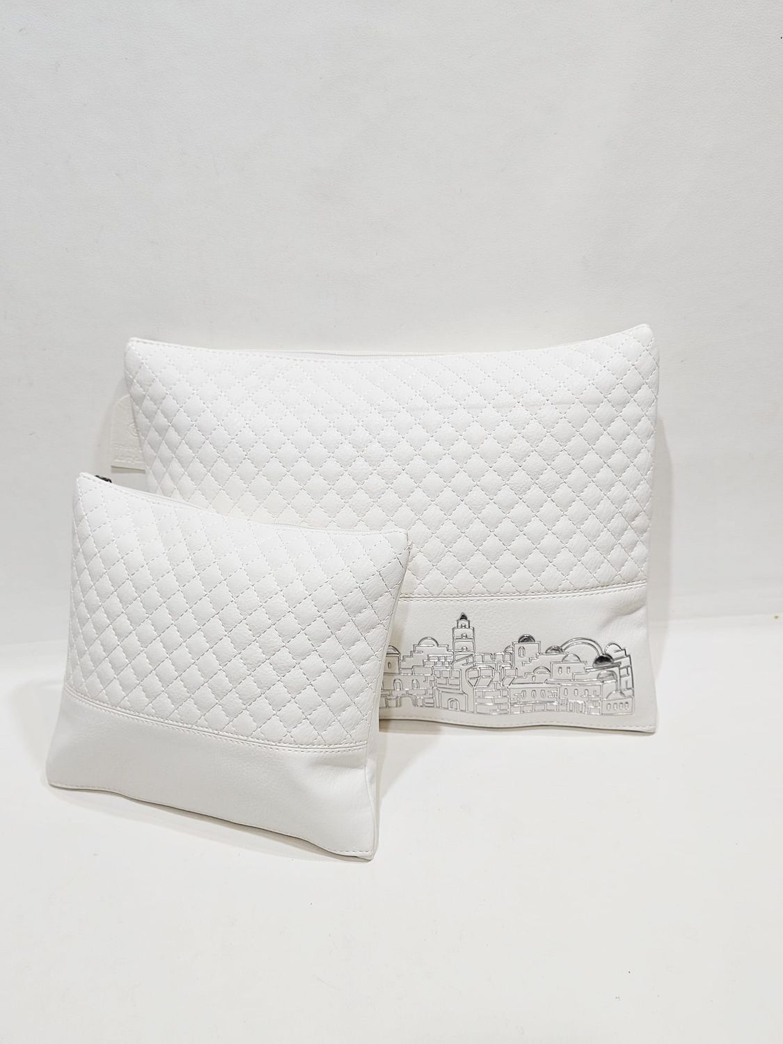 Pochettes talit/teph "JERUSALEMEM ARGENT"