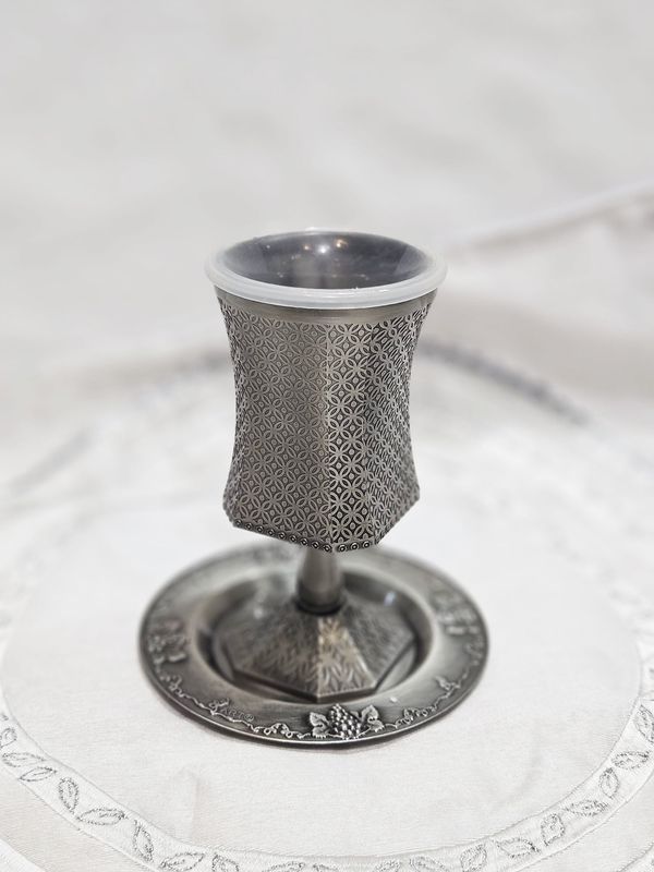 Verre de kiddouch "DESIGN ORNÉ"