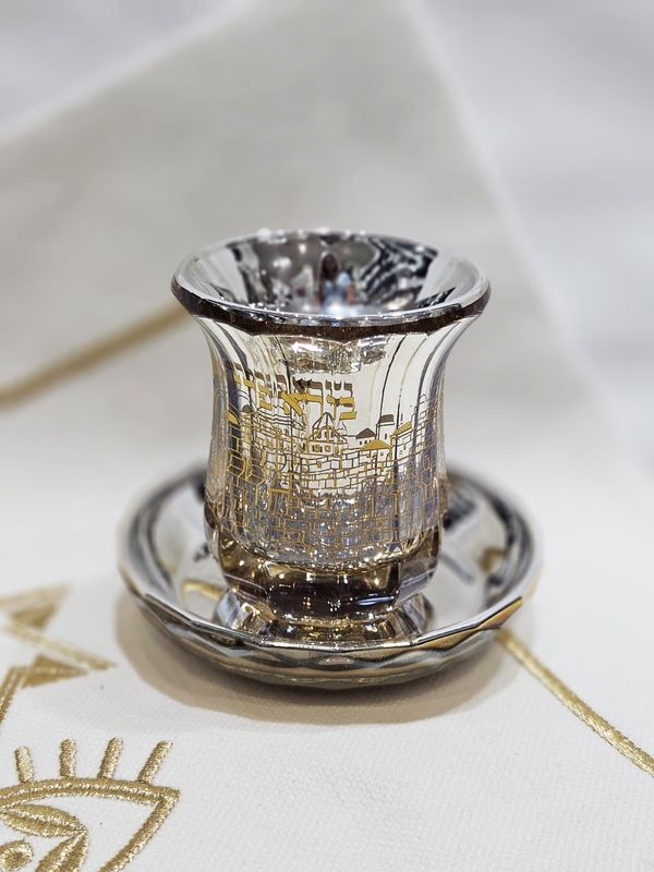 Verre de kiddouch "SHAY"