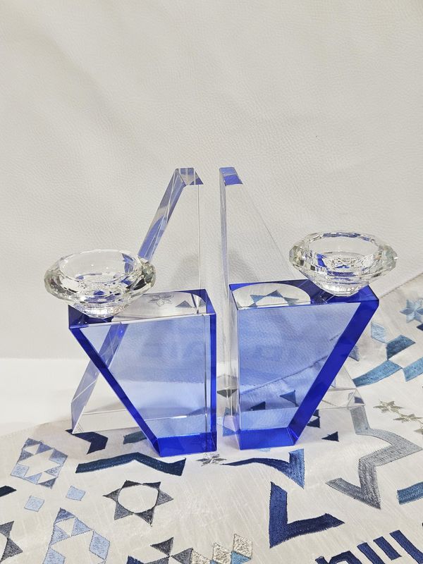 Bougeoirs "MAGUEN BLEU"