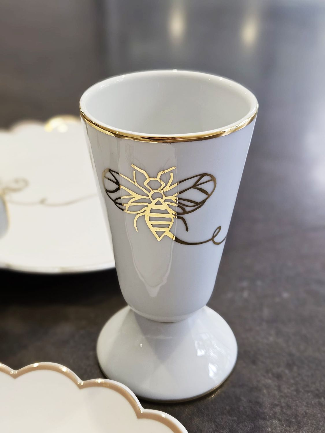 Verre de kiddouch "ABEILLE"
