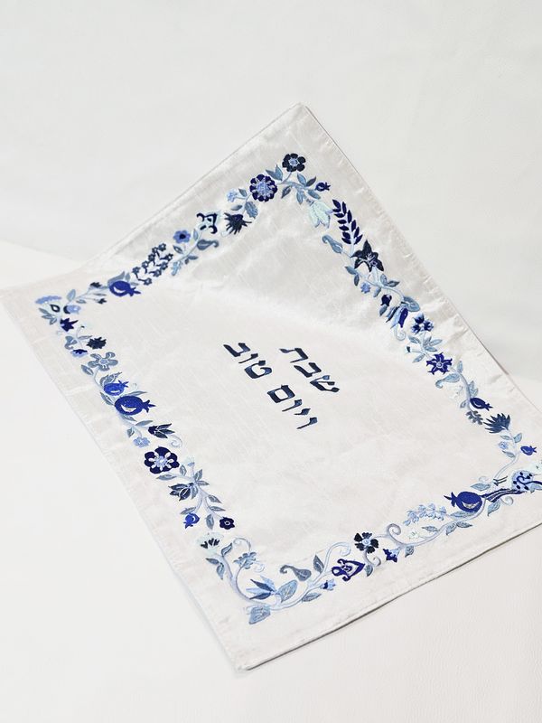 Couvre pain "FLEUR BLEUE"