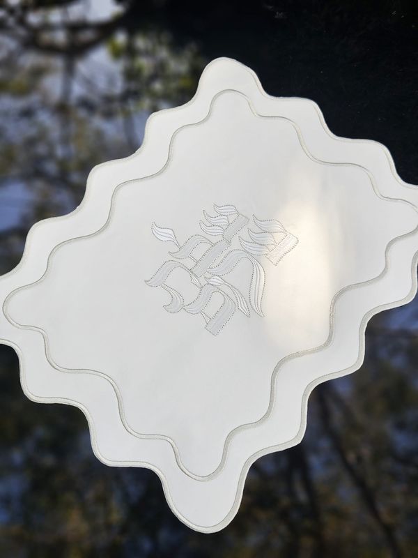 Couvre pain festonné "SANTÉ"
