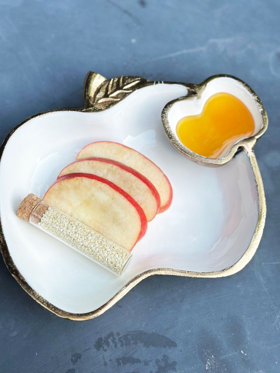 Assiette "POMME/MIEL"
