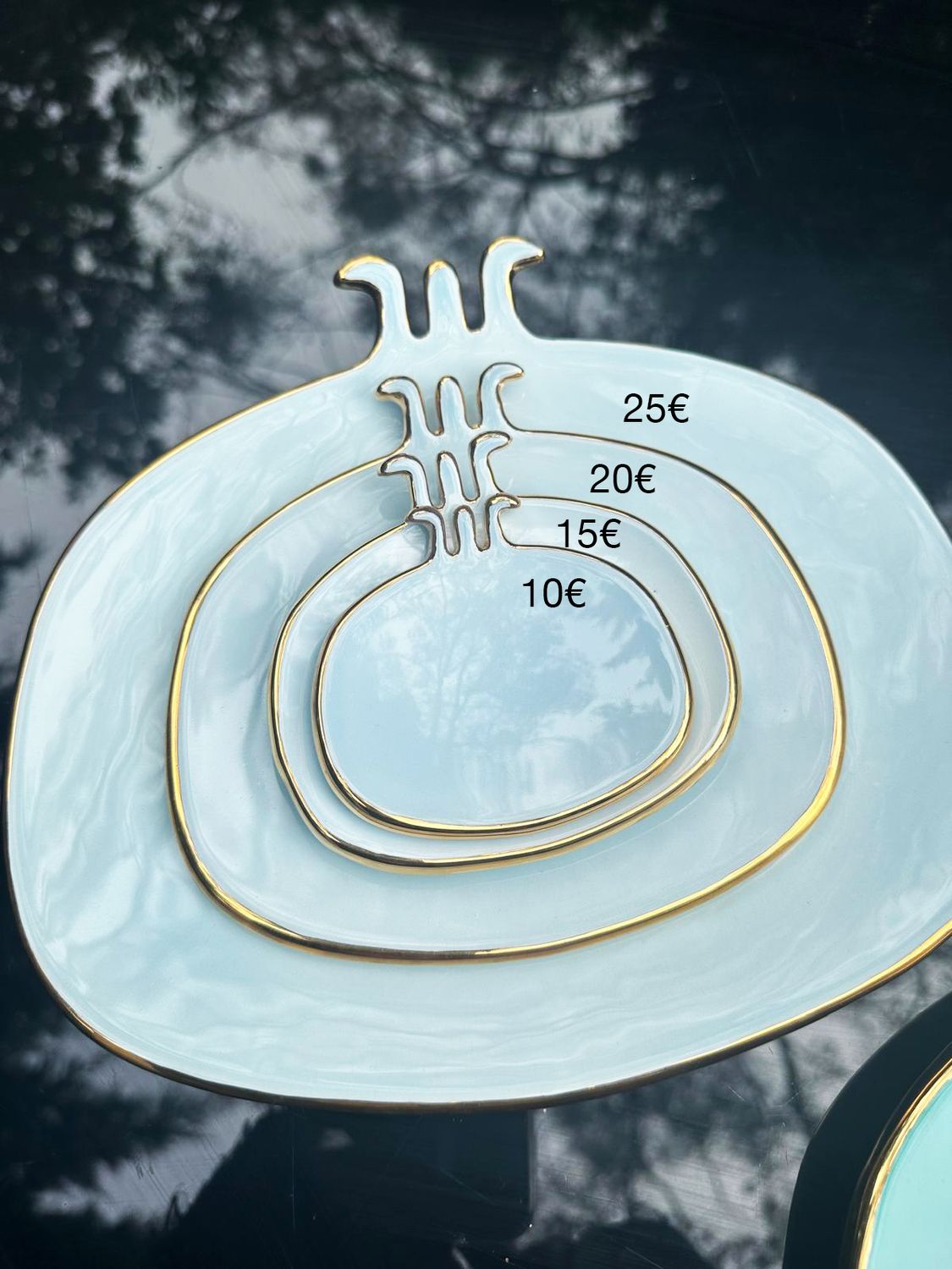 Assiette grenade "CIEL"