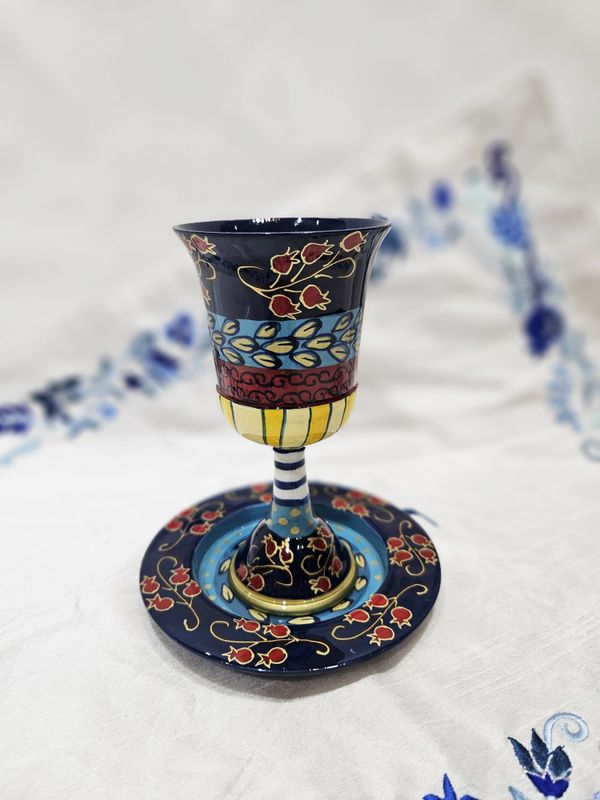 Verre de kiddouch "GRENADE"