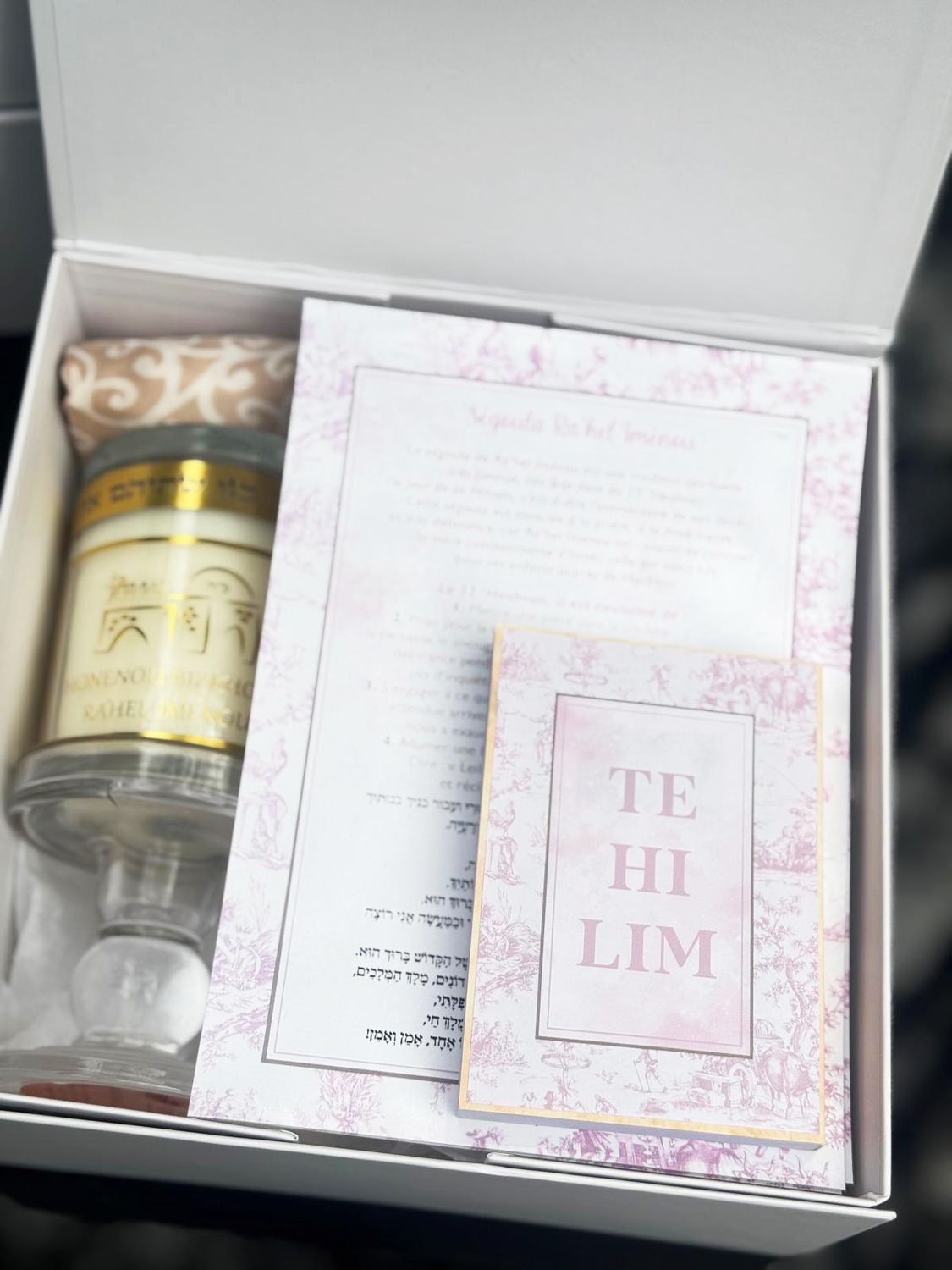 Coffret bougie  Coffret bougie "RAHEL IMENOU"