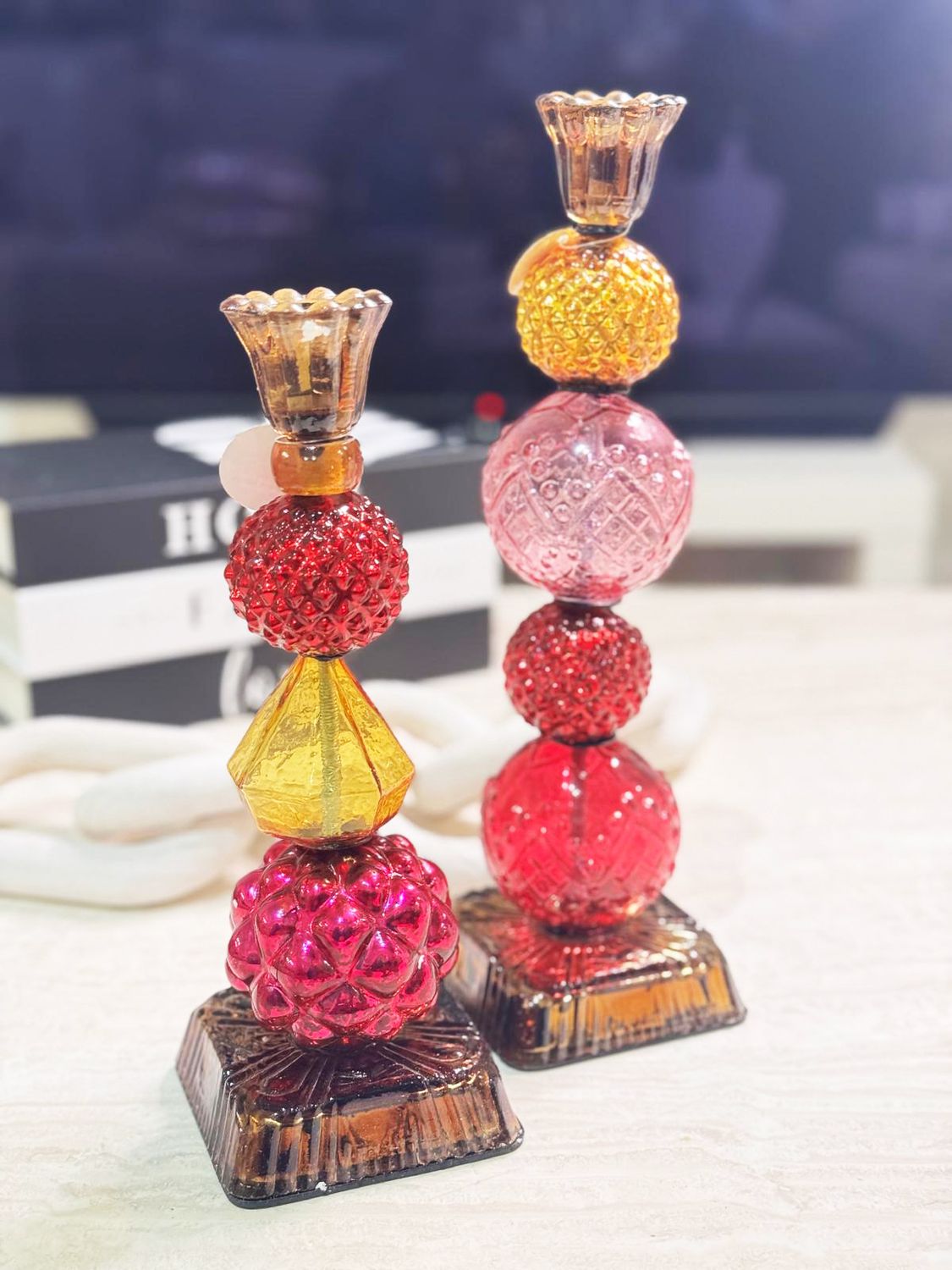 Bougeoirs "ÉCLAT SOLAIRE"