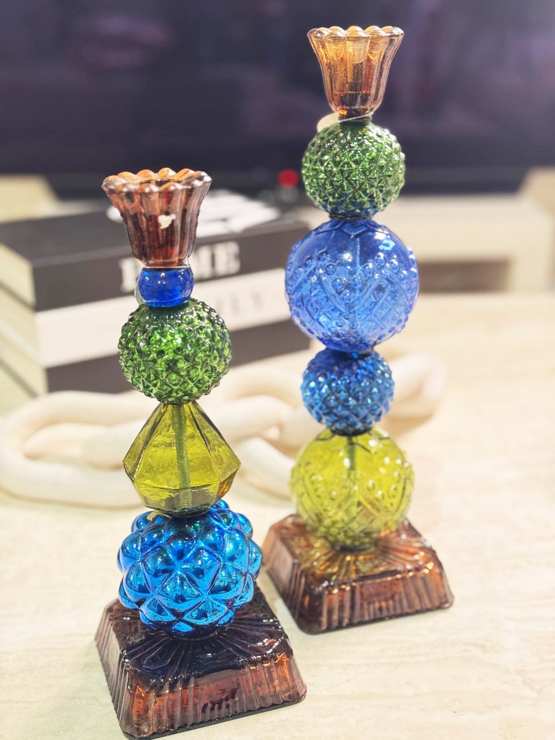 Bougeoirs "ÉCLAT BORÉAL"