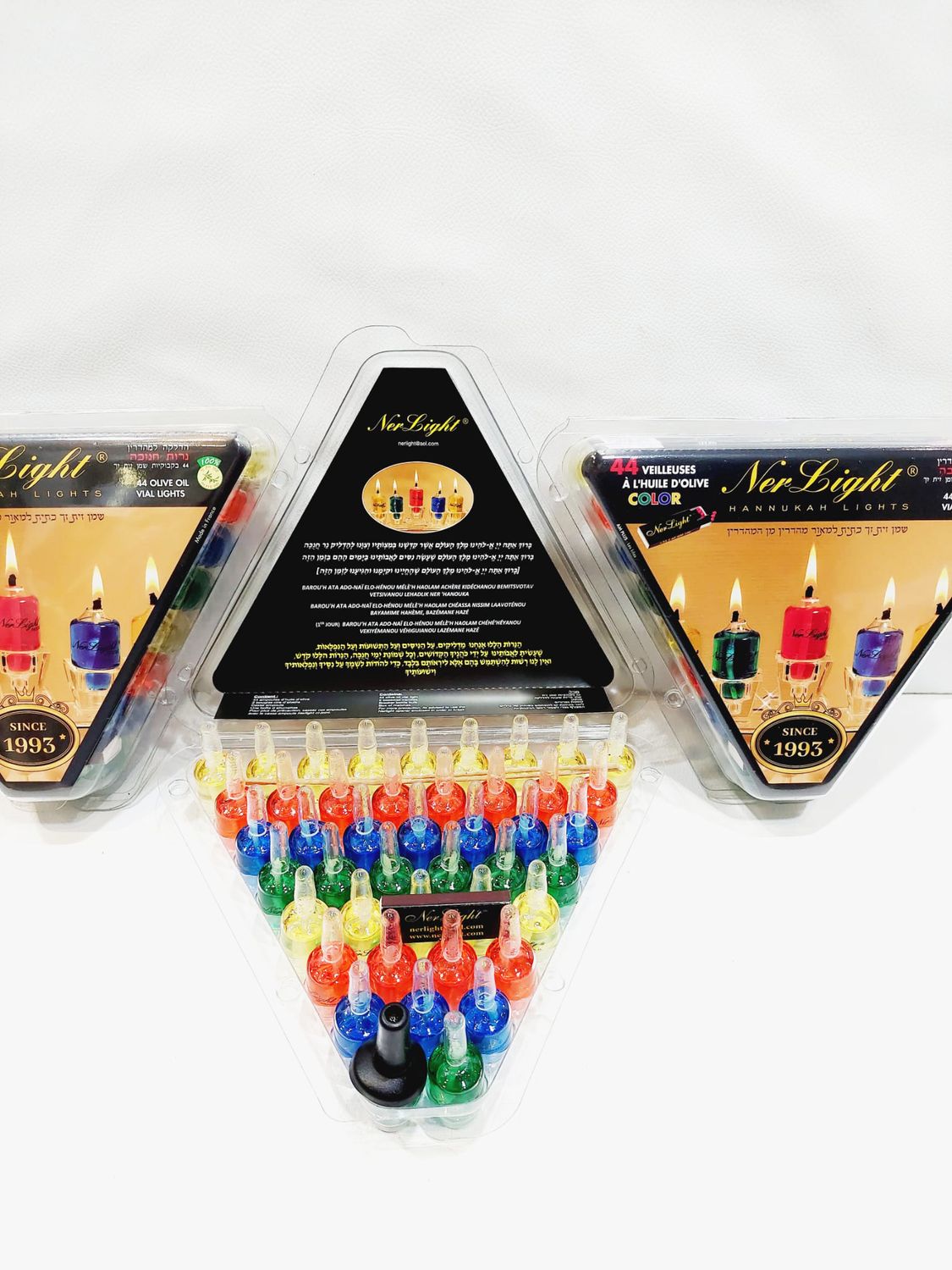 Fioles à l'huile d'olive