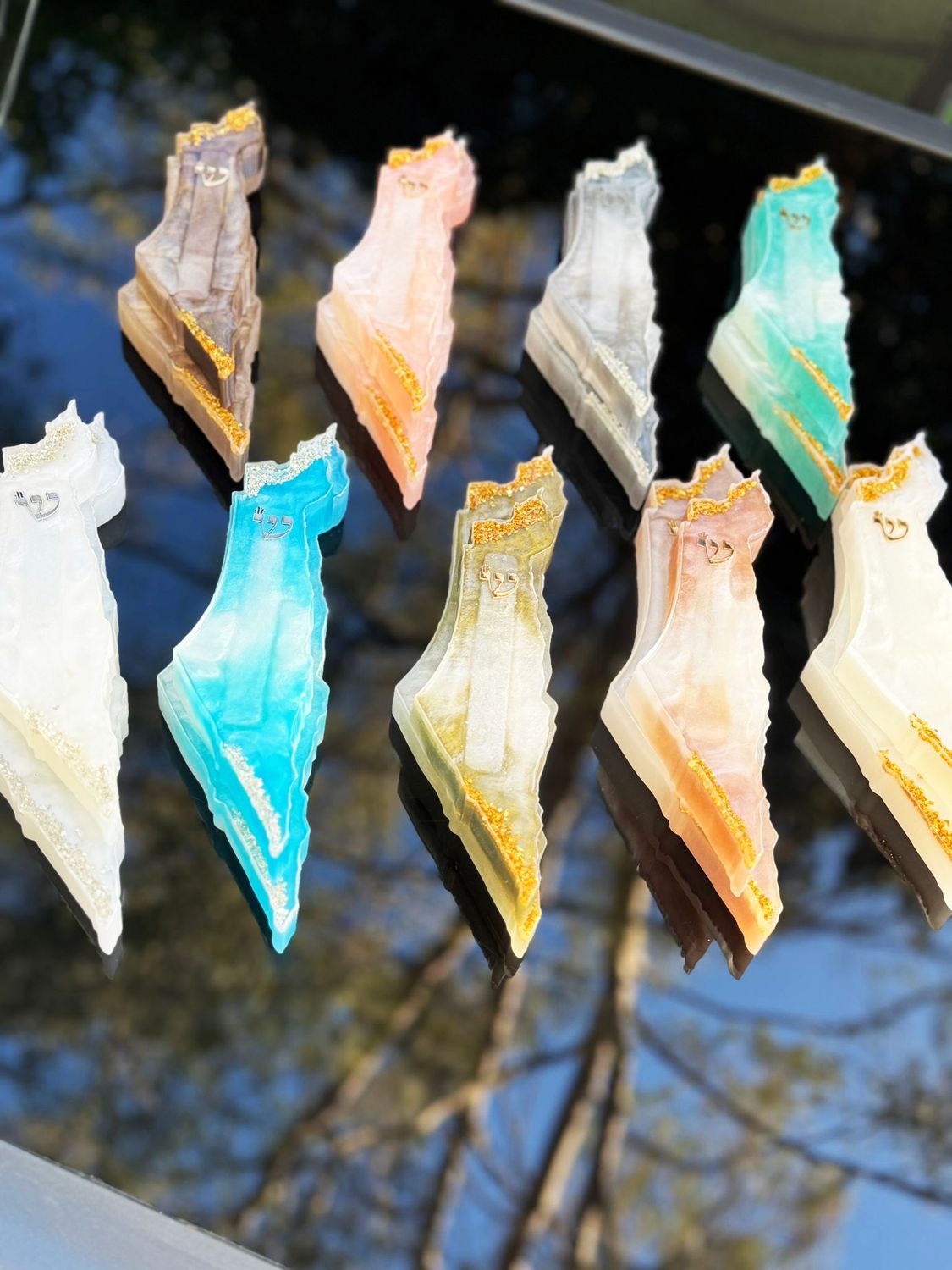 Mezzouza en résine "ISRAËL"