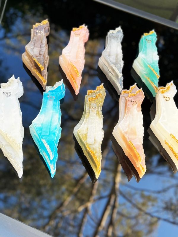 Mezzouza en résine "ISRAËL"