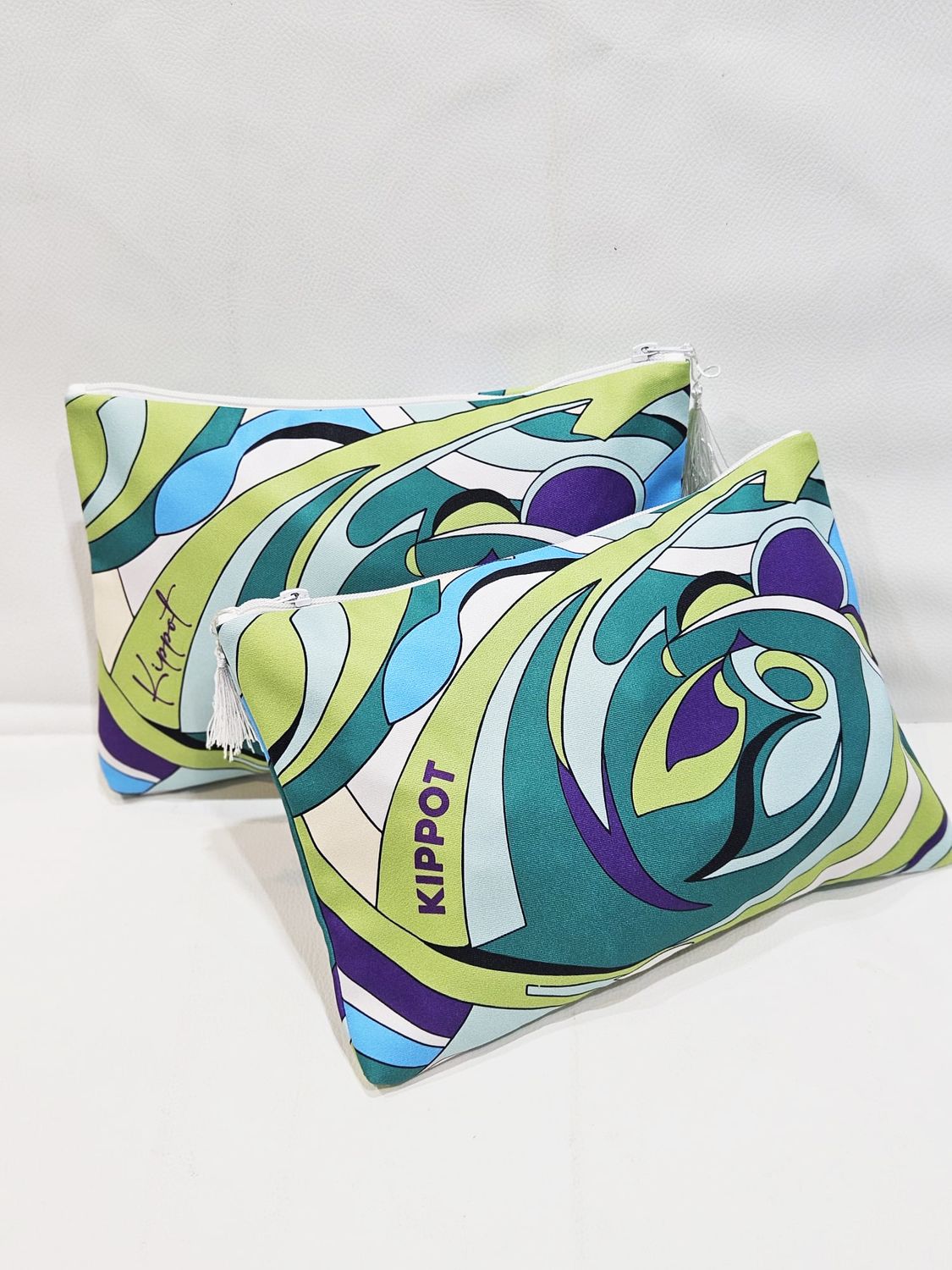 Pochette à kippot "COACHELLA VERT"