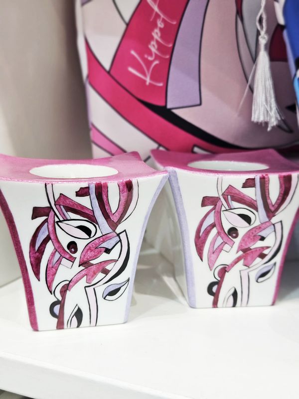 Bougeoirs "COACHELLA ROSE"