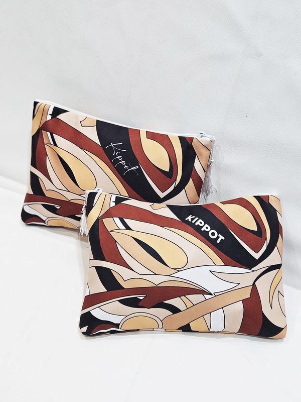 Pochette à kippot "COACHELLA MARRON"