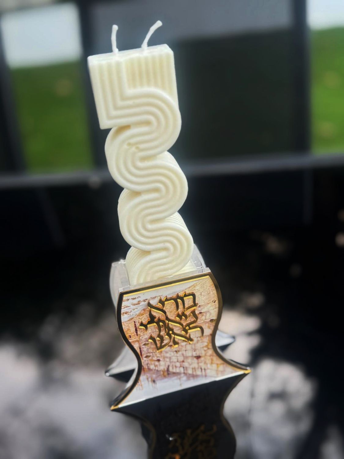 Support pour bougie de Havdala