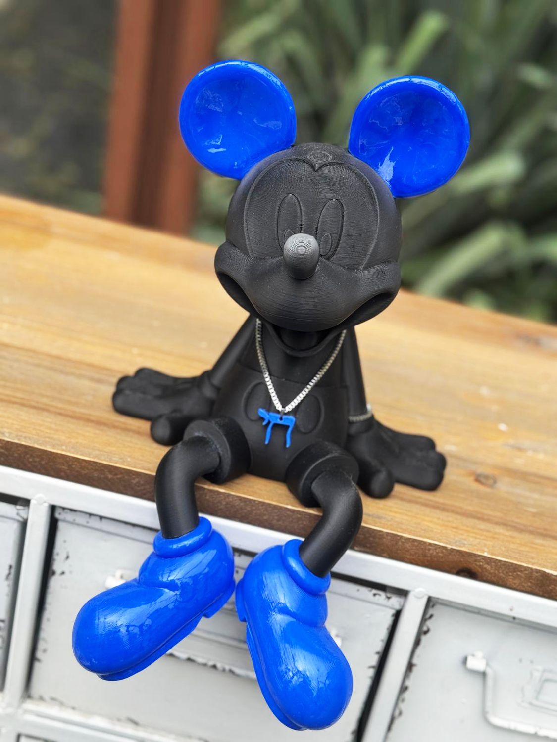 Mickey assis "NOIR/BLEU"