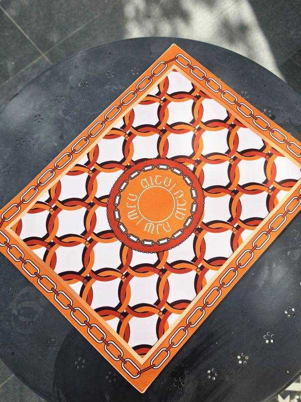 Couvre pain "TERRACOTTA SHANA TOVA"