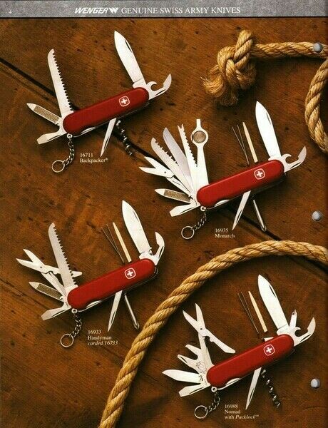 Swiss Army Camping Knives
