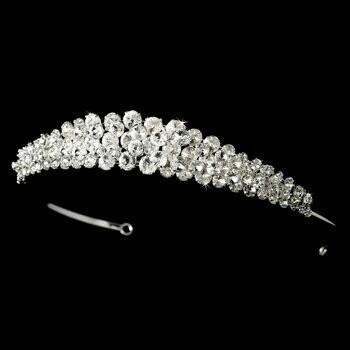 Layered Crystal Bridal Tiara