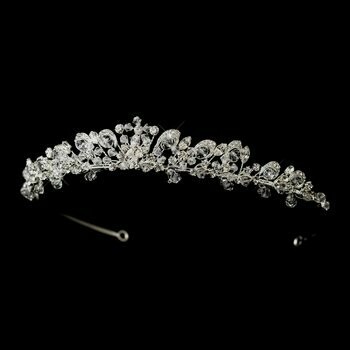 Shimmering Swarovski Crystal Rhinestone Tiara