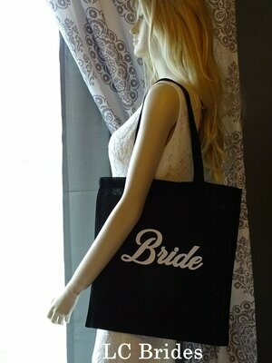 Bride Tote Bag - Black