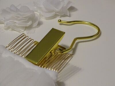 Wedding Veil Clip - Gold Veil Hanger