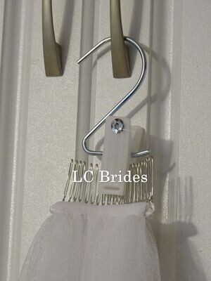 Wedding Veil Clip - Crystal Veil Hanger