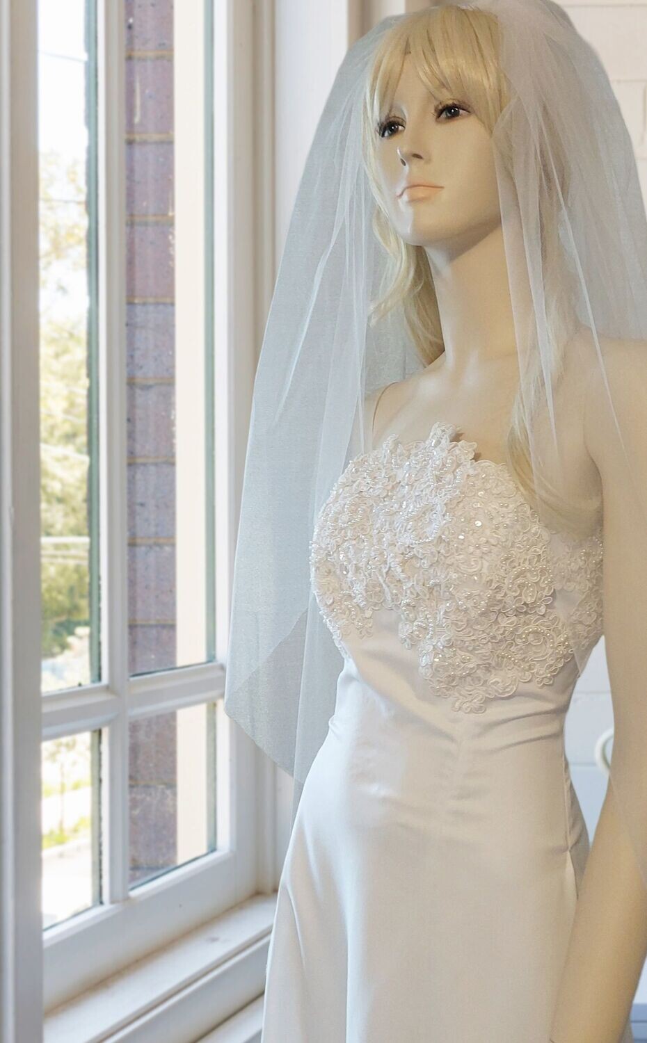 Simple 1 Layer Wedding Veil