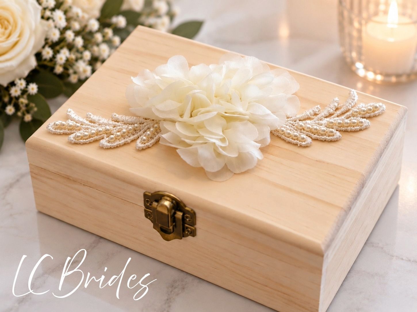Rustic Ring Bearer Keepsake Box - Ivory Rustic Ring Bearer Keepsake Box - Ivory