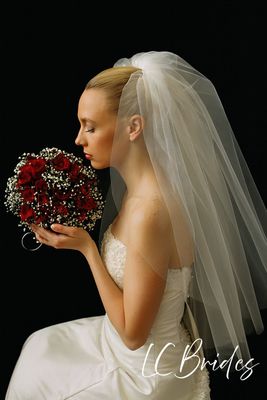 KRISTEN | Modern 2 Tier Bridal Veil KRISTEN | Modern 2 Tier Bridal Veil