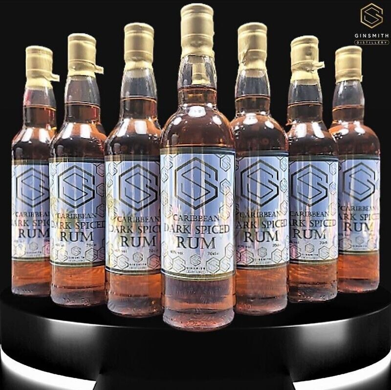 Dark spiced Caribbean Rum 70cl