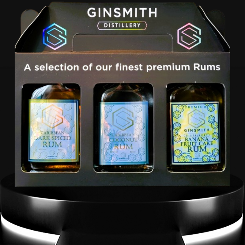 3 X 100ml Bottle Variety Rum Gift Set
