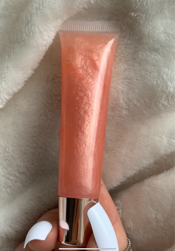 Clear Rose Gold Lip Gloss