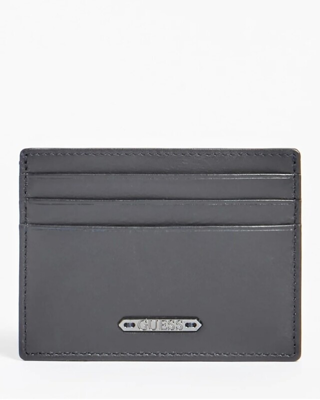 Guess porta carte di credito Uomo Tyler Nero
