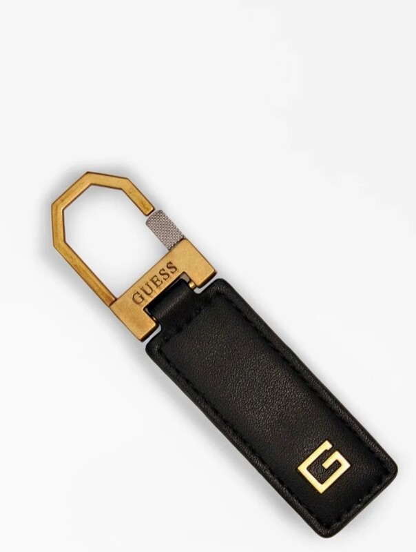 Guess Portachiavi Uomo g logo Nero