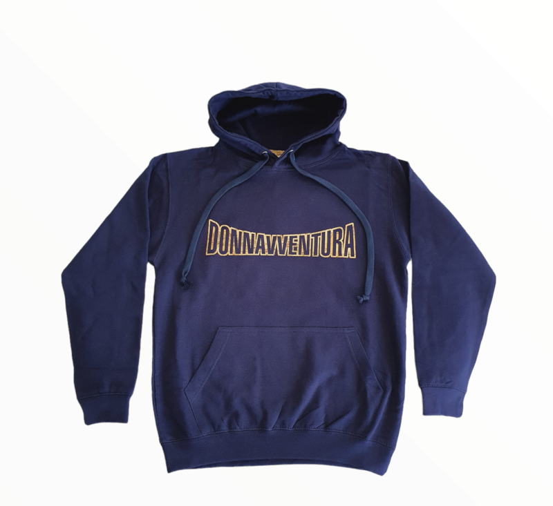 Alviero Martini 1A Classe (Donnaventura) Felpa con cappuccio in jersey Blu