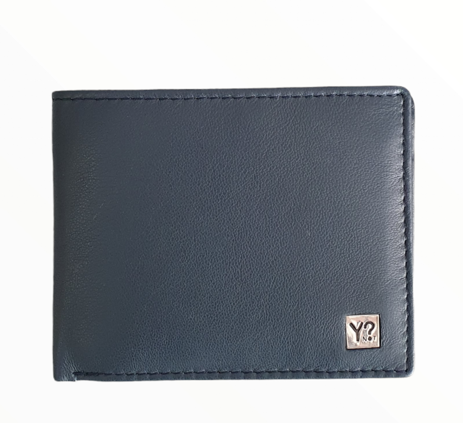 Y Not? Portafoglio Uomo in pelle Blu Navy 