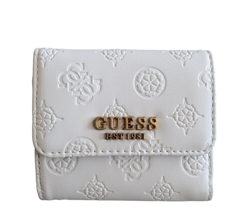 Guess Portafoglio Mini Eva Ice Bianco