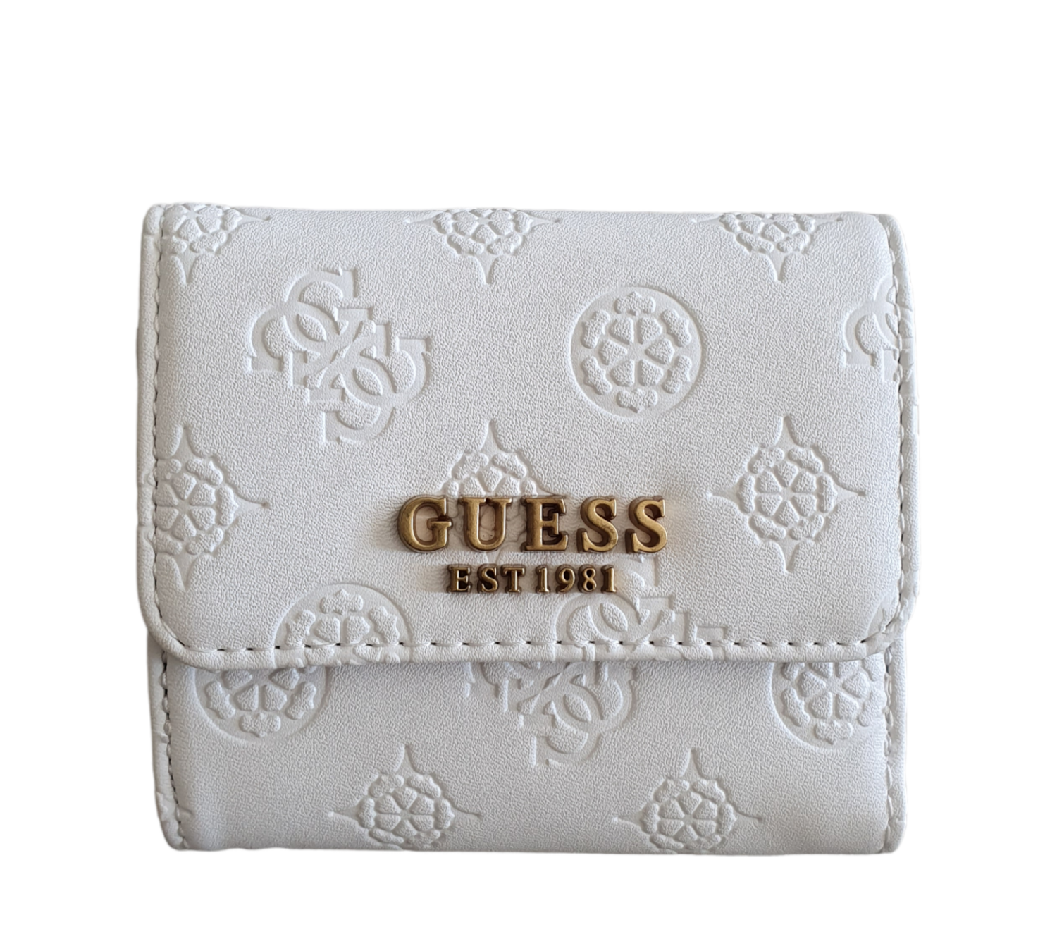 Guess Portafoglio Mini Eva Ice Bianco